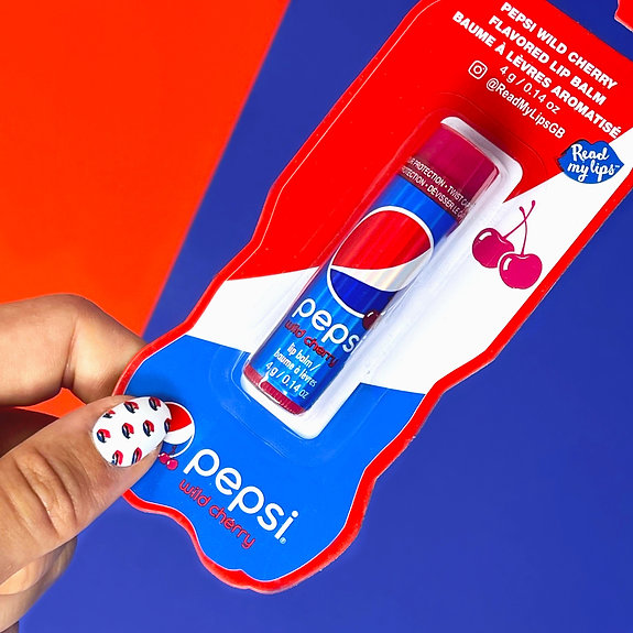 Read My Lips Pepsi Wild Cherry Lip Balm Blister 4g Think Organic